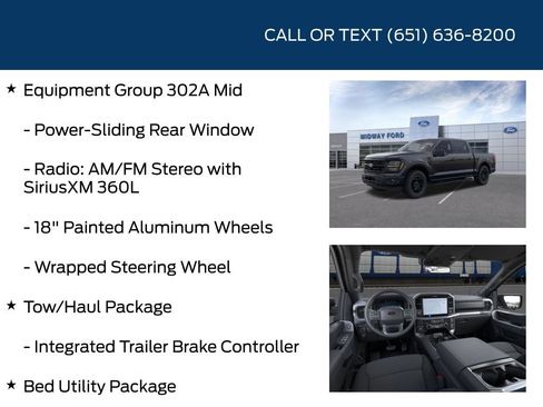 New 2026 Ford F150 XLT w/ Equipment Group 302A MID AWD/4WD image 20