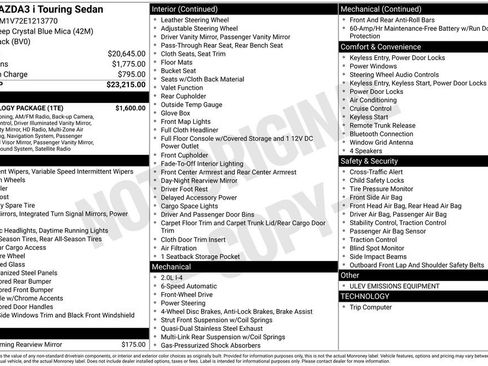 Used 2014 MAZDA MAZDA3 i Touring w/ Technology Package image 4