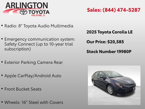 Used 2025 Toyota Corolla LE image 4