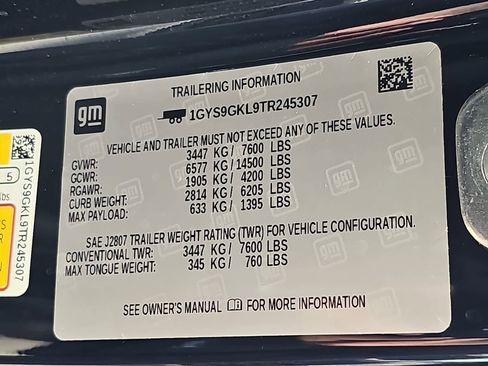 Used 2026 Cadillac Escalade Platinum Sport w/ LPO, ONYX Package AWD/4WD image 44