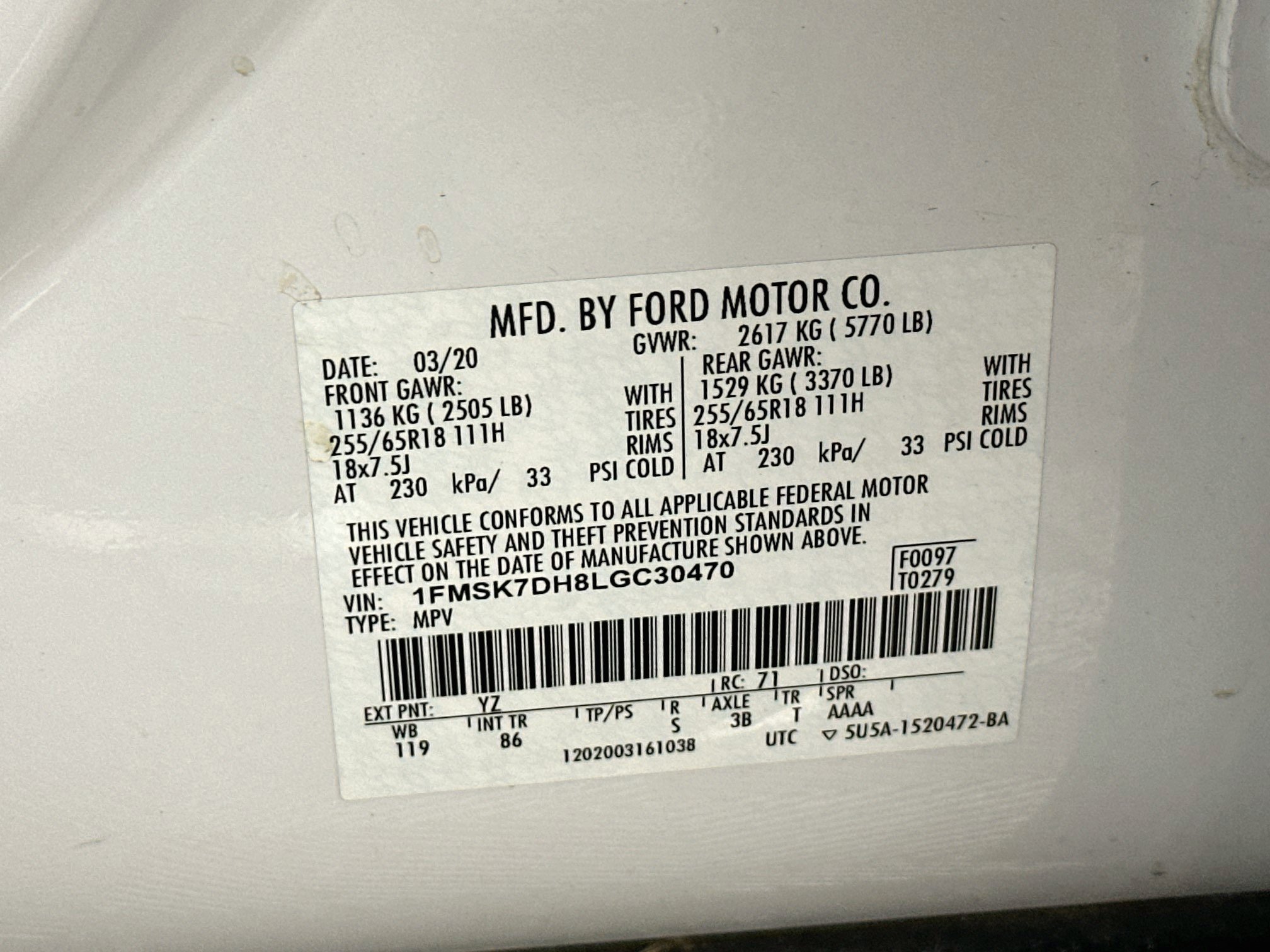 Used 2020 Ford Explorer XLT RWD image 12