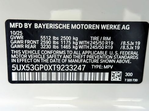Used 2026 BMW X3 xDrive30i w/ Convenience Package AWD/4WD image 29