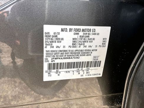 Certified 2022 Ford Edge SEL w/ Convenience Package image 35