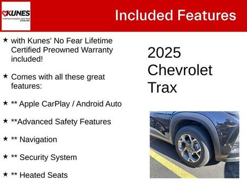 Used 2025 Chevrolet Trax LT w/ LT Convenience Package FWD image 4