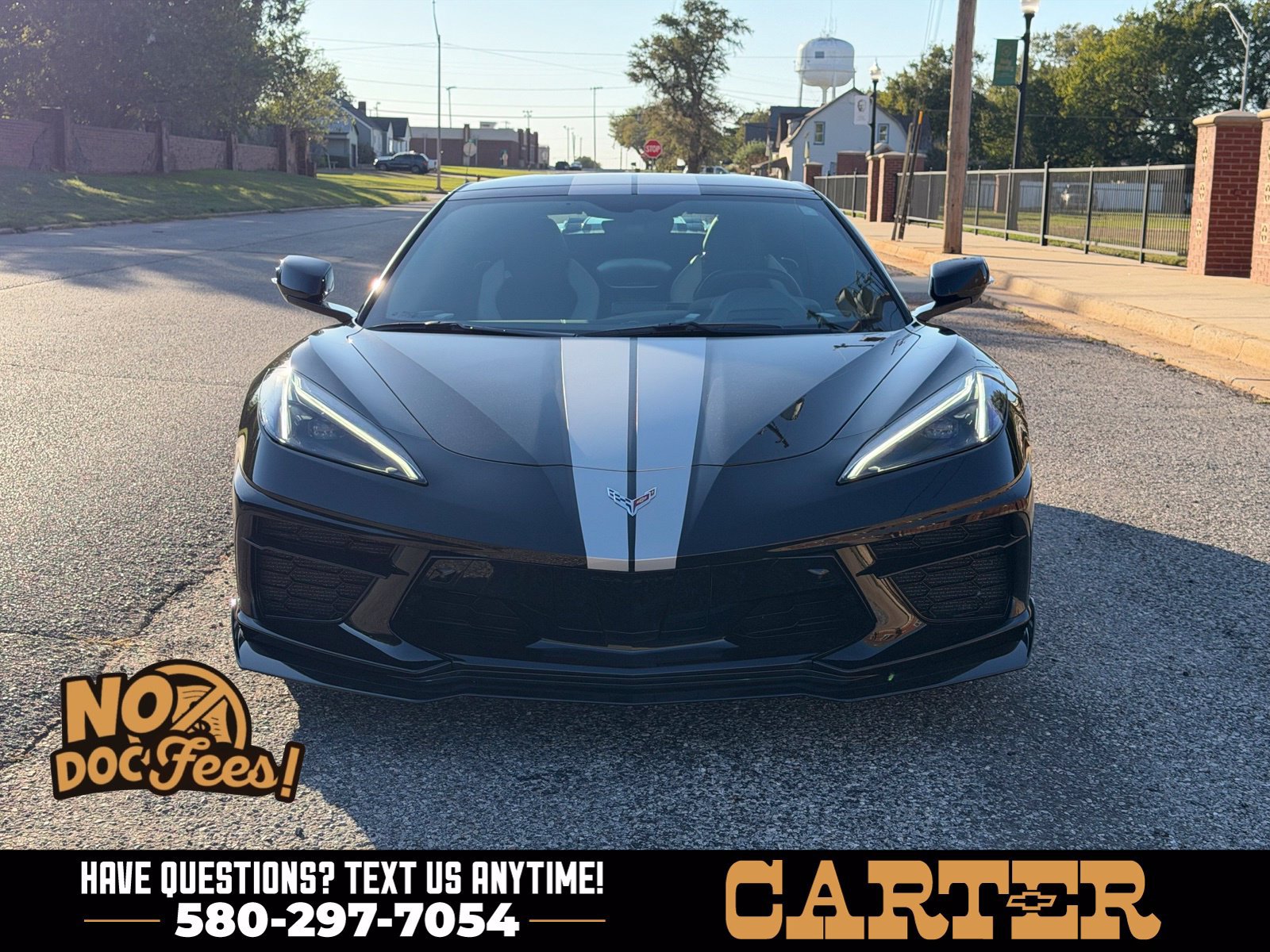 Used 2021 Chevrolet Corvette Stingray Preferred Conv w/ Chrome Exterior Badge Package RWD image 7