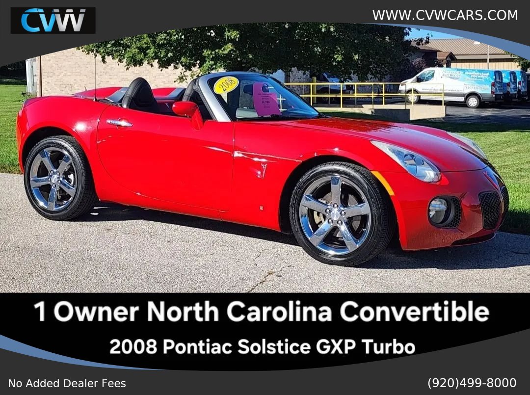 Used 2008 Pontiac Solstice GXP w/ Premium Package RWD image 1