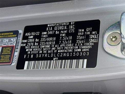 Used 2022 Kia Sorento S w/ Panoramic Sunroof Package image 38