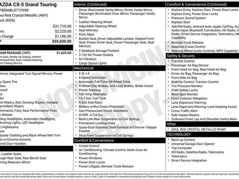 Used 2020 MAZDA CX-5 Grand Touring w/ GT Premium Package image 26