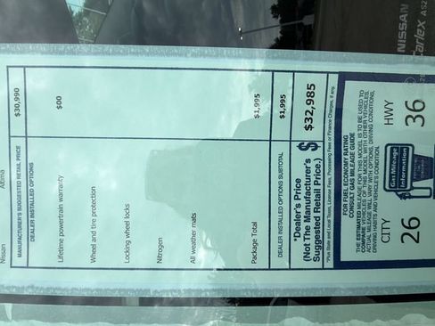 New 2026 Nissan Altima 2.5 SV w/ SV Special Edition Package FWD image 37
