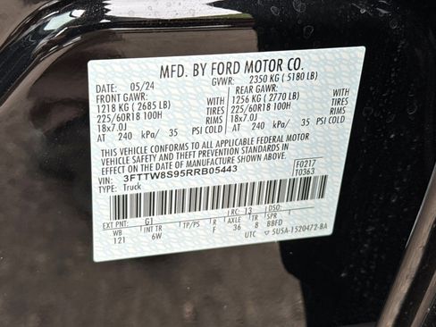 New 2024 Ford Maverick Lariat w/ Black Appearance Package AWD/4WD image 22