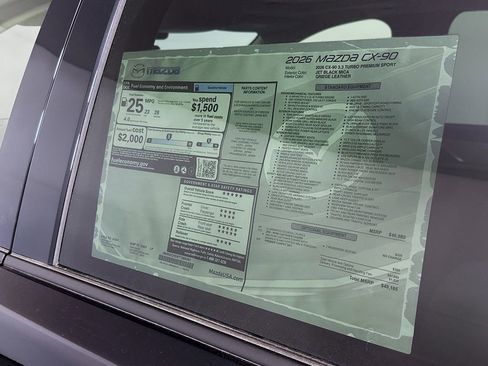 New 2026 MAZDA CX-90 3.3 Turbo w/ Premium Sport Pkg image 12