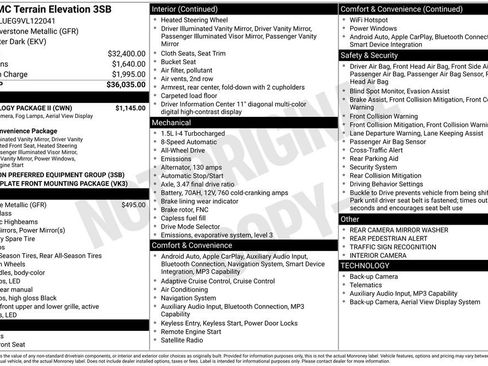 New 2027 GMC Terrain Elevation w/ Technology Package II AWD/4WD image 5
