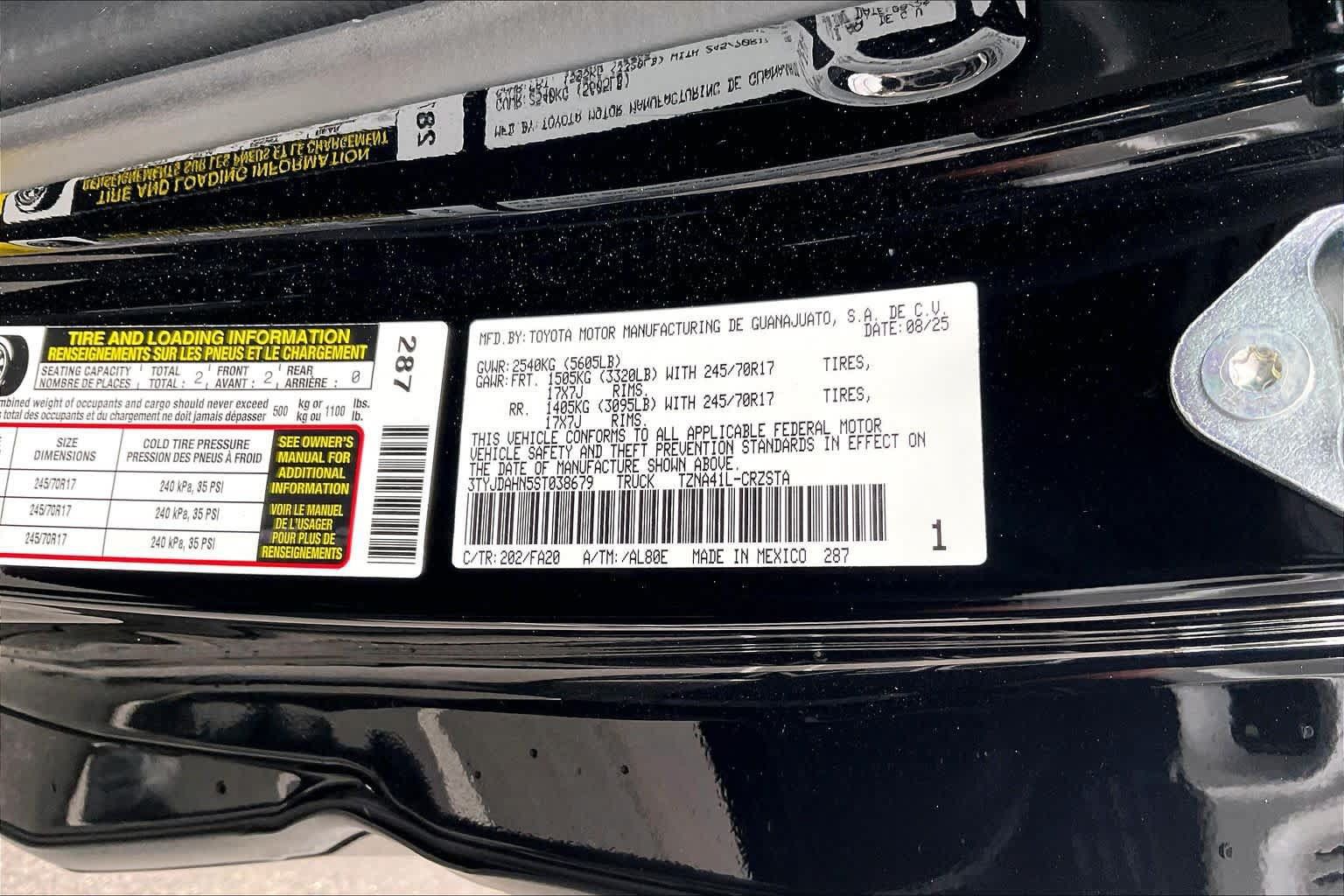 Used 2025 Toyota Tacoma SR RWD image 33