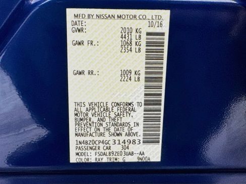 Used 2016 Nissan Leaf S w/ Charger Package FWD image 25