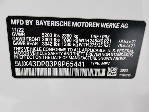 Certified 2023 BMW X3 sDrive30i w/ Premium Package image 15