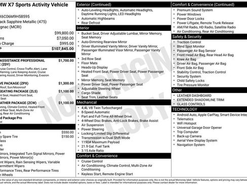 Used 2021 BMW X7 M50i image 34