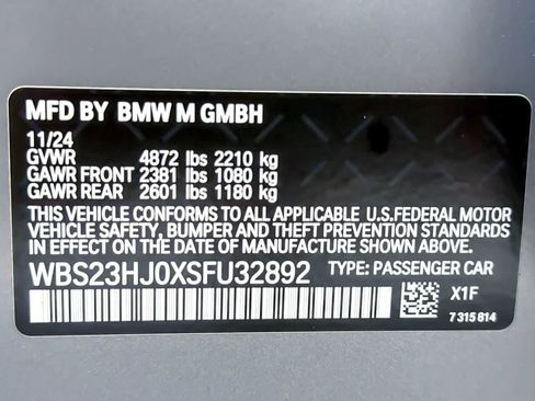 Used 2025 BMW M3 Competition w/ Executive Package RWD image 29