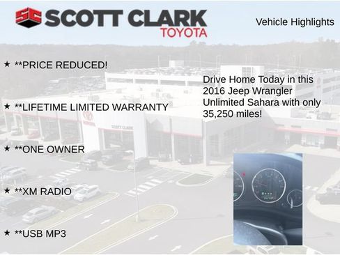Used 2016 Jeep Wrangler Unlimited Sahara w/ Connectivity Group AWD/4WD image 14