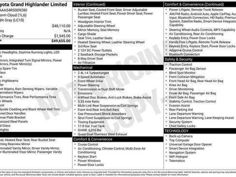 Used 2024 Toyota Grand Highlander FWD image 10