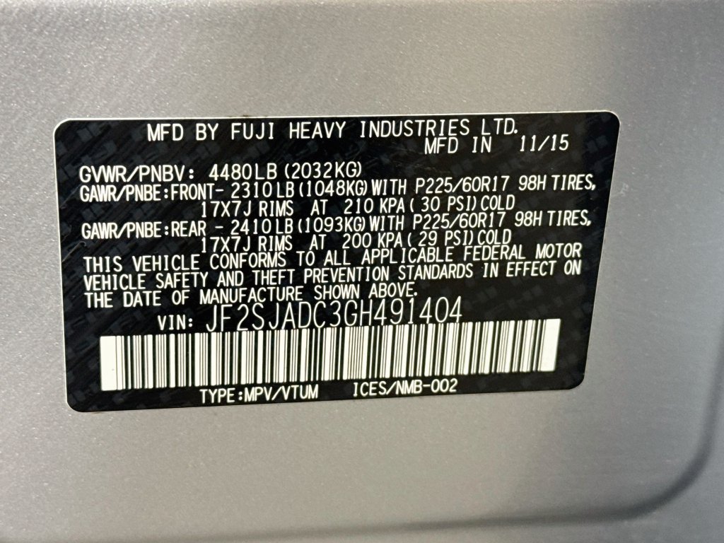 Used 2016 Subaru Forester 2.5i Premium w/ All-Weather Package AWD/4WD image 40