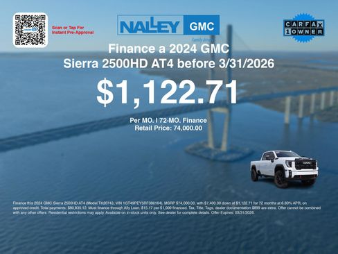 Used 2024 GMC Sierra 2500 AT4 w/ AT4 Premium Plus Package image 3