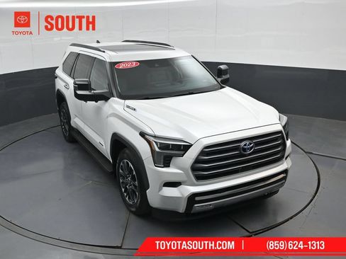 Used 2023 Toyota Sequoia Limited w/ Tow Technology Package AWD/4WD image 58