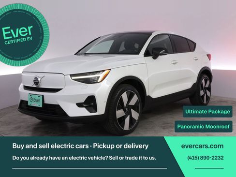 Used 2023 Volvo C40 P8 Recharge Ultimate AWD/4WD image 1