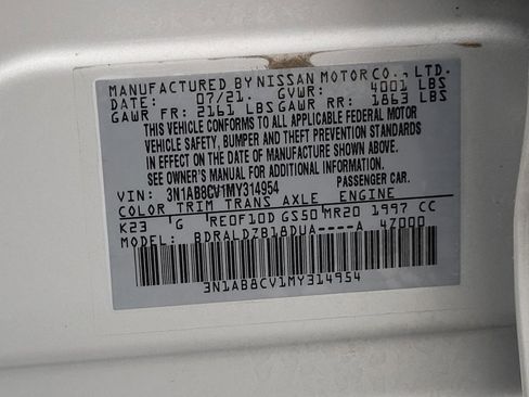 Used 2021 Nissan Sentra SV image 33