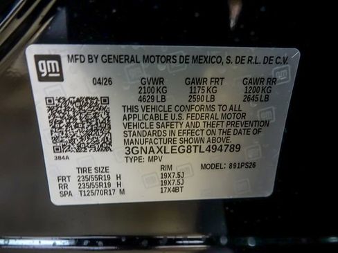 New 2026 Chevrolet Equinox RS w/ LPO, Floor Liner Package FWD image 22