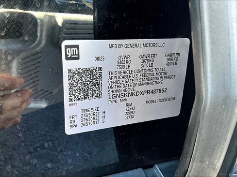 Used 2023 Chevrolet Tahoe LT w/ LT Signature Plus Package image 11