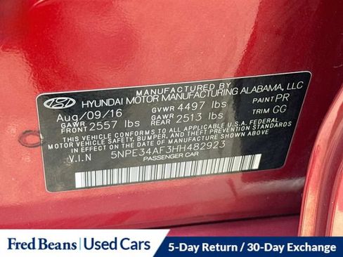 Used 2017 Hyundai Sonata Sport FWD image 35