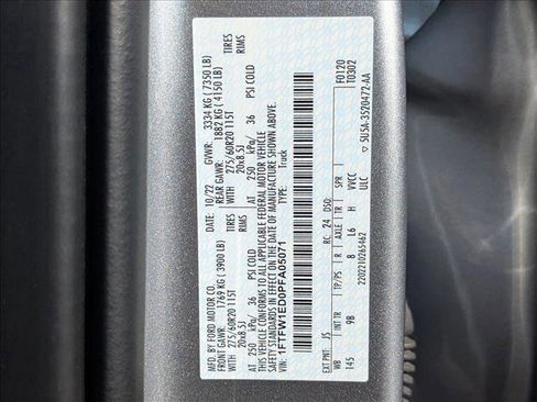 Certified 2023 Ford F150 Platinum w/ Equipment Group 701A High image 20