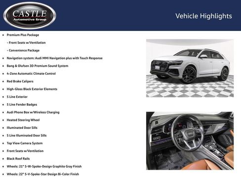Used 2023 Audi Q8 Premium Plus w/ Premium Plus Package AWD/4WD image 8