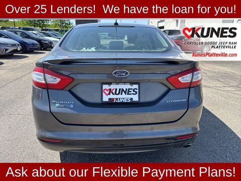 Used 2016 Ford Fusion Energi Titanium w/ Driver Assist Package FWD image 4
