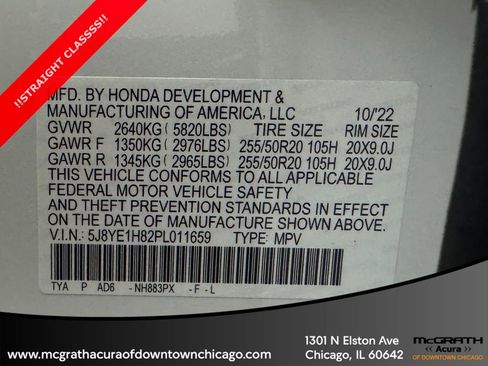 Used 2023 Acura MDX SH-AWD w/ Advance Package image 11