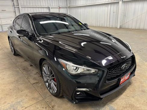 Used 2024 INFINITI Q50 Red Sport 400 w/ Black Opal Edition RWD image 1