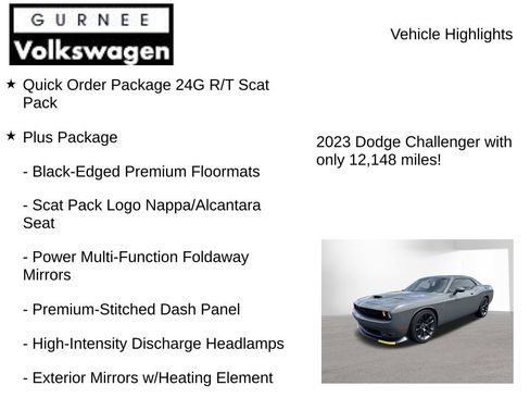 Used 2023 Dodge Challenger R/T Scat Pack w/ Plus Package RWD image 8