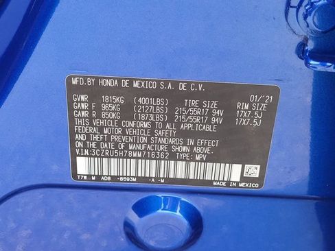 Certified 2021 Honda HR-V EX-L image 33