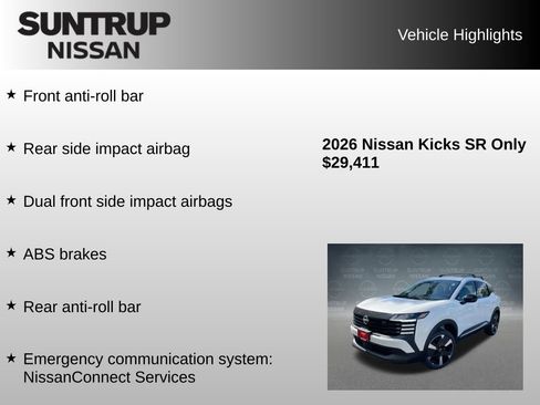 Used 2026 Nissan Kicks SR w/ Cold Weather Package AWD/4WD image 23