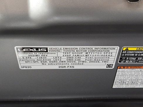 Certified 2021 Lexus RX 450h 450h w/ Premium Package image 28