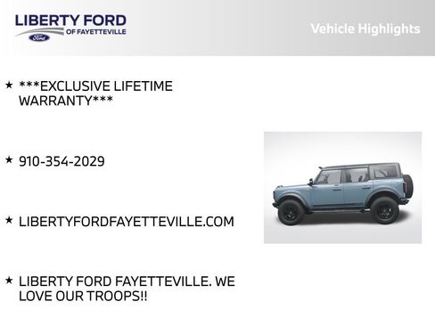 Used 2021 Ford Bronco First Edition AWD/4WD image 5