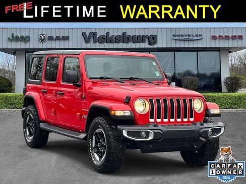 Used 2021 Jeep Wrangler Unlimited Sahara image 1