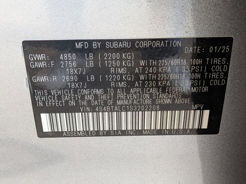 Used 2025 Subaru Outback Onyx Edition w/ Popular Package #2 image 21