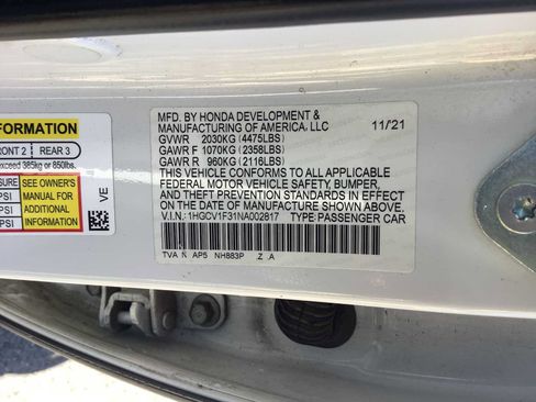 Used 2022 Honda Accord Sport image 10