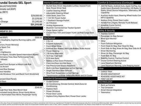 New 2026 Hyundai Sonata SEL FWD image 32