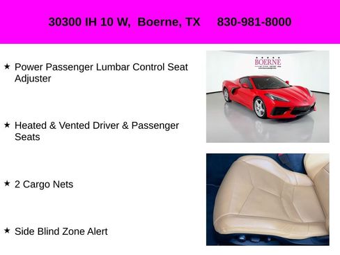 Used 2020 Chevrolet Corvette Stingray w/ 2LT Preferred Equipment Group image 36