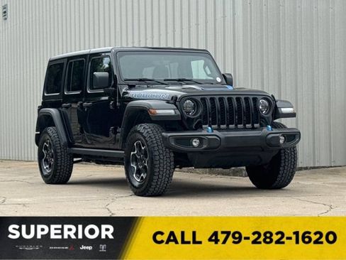 Used 2023 Jeep Wrangler Unlimited Rubicon 4xe w/ Cold Weather Group AWD/4WD image 1