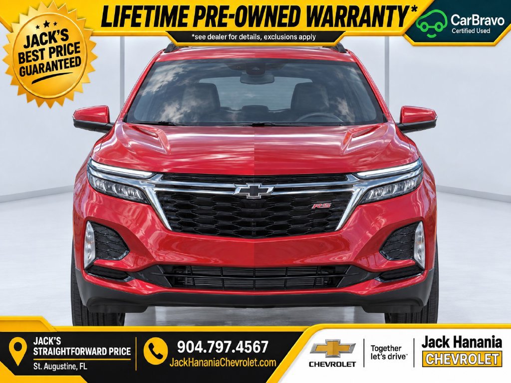 Used 2022 Chevrolet Equinox RS w/ RS Leather Package FWD image 2