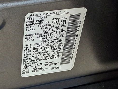 Used 2018 Nissan Rogue SV w/ Sun & Sound Touring Package AWD/4WD image 30