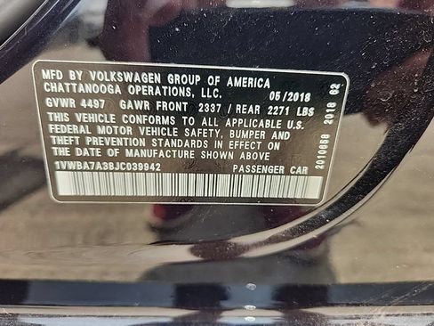 Used 2018 Volkswagen Passat 2.0T SE FWD image 8
